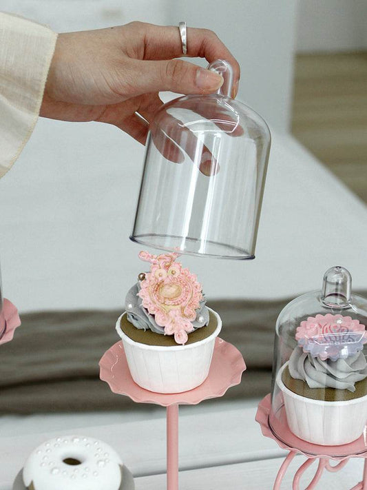 Wedding Dessert Table Pink Cake Stand - Mubimart