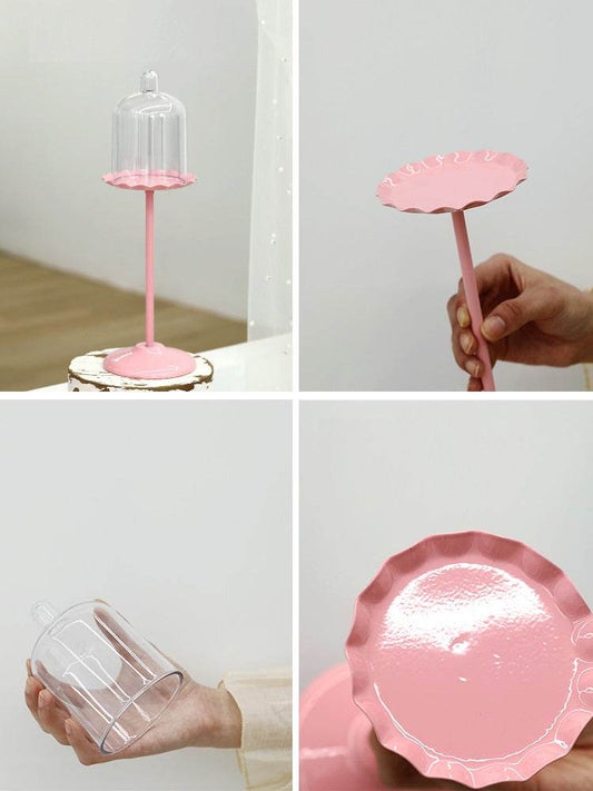 Wedding Dessert Table Pink Cake Stand - Mubimart