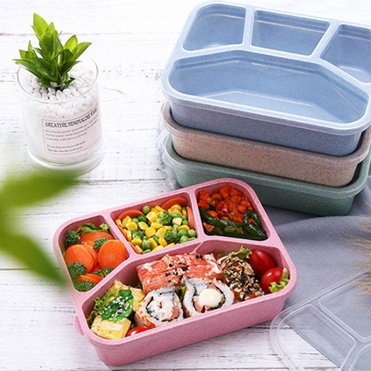 Wheat straw bento box - Mubimart