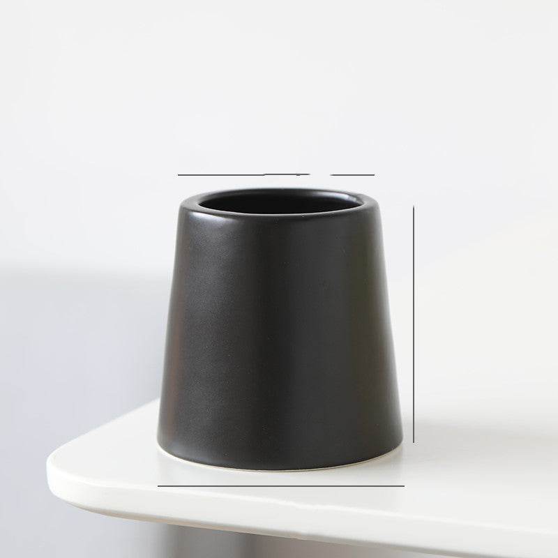 White ceramic green plants - Mubimart