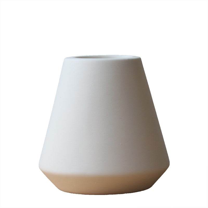 White ceramic green plants - Mubimart