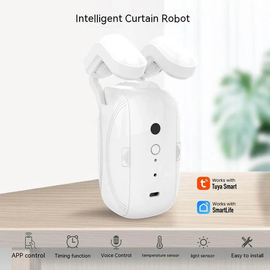 Wifi-Curtain-Robot-Smart-Home-Roman-Rod-Electric-Curtain-Companion-Mubimart-3679 - Mubimart