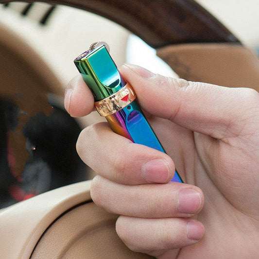 Windproof Lighter Personalized Grinding Wheel Vintage Cigar Lighter - Mubimart