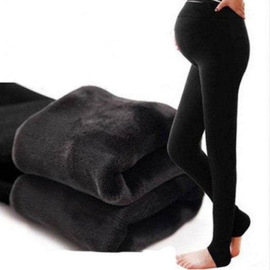 Winter-Velvet-Maternity-Leggings-Pants-For-Pregnant-Women-Warm-Maternity-Clothes-Thickening-Pregnancy-Trousers-Clothing-Mubimart-9366 - Mubimart