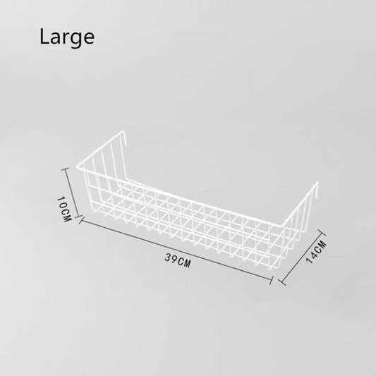 Wire Grid Hanging Basket Grid Accessories Storage Basket - Mubimart