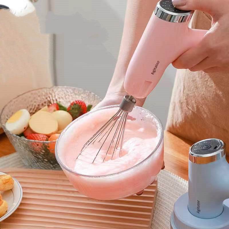 Wireless Electric Whisk Household Automatic Cream Blender - Mubimart