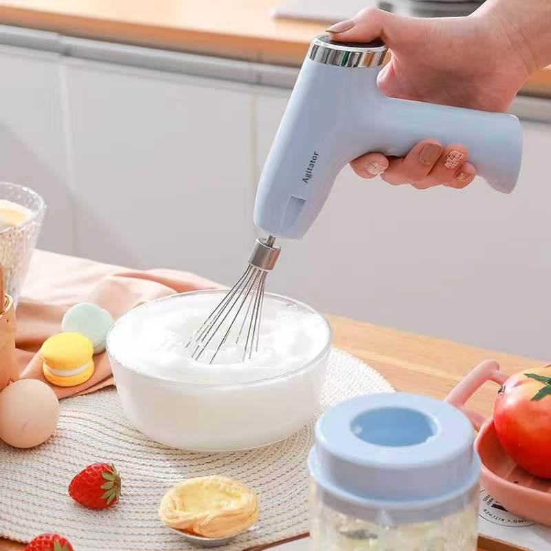 Wireless Electric Whisk Household Automatic Cream Blender - Mubimart