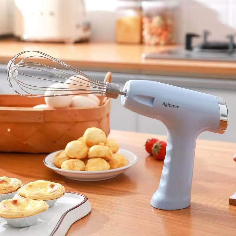 Wireless Electric Whisk Household Automatic Cream Blender - Mubimart