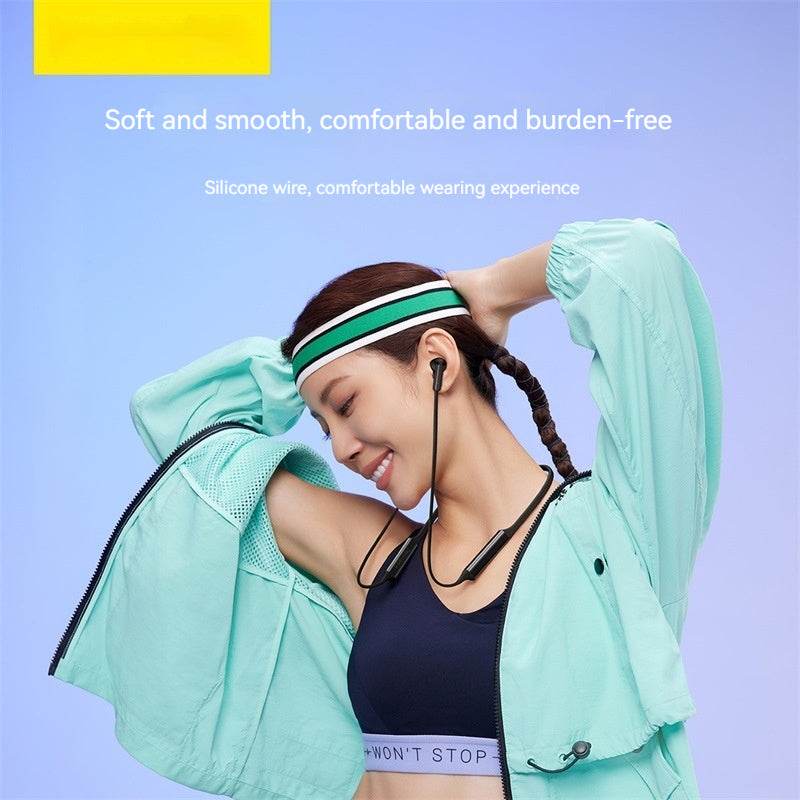 Wireless Halter Bluetooth Sport Headsets Binaural Halter Universal Earphone - Mubimart