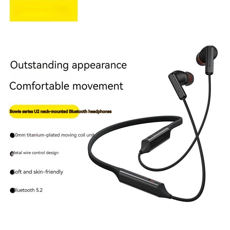 Wireless Halter Bluetooth Sport Headsets Binaural Halter Universal Earphone - Mubimart