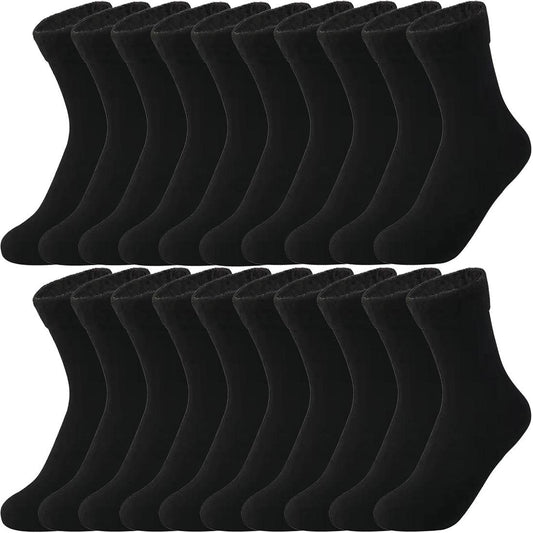 Women's Padded Velvet Warm Soft Medium Tube Socks - Mubimart