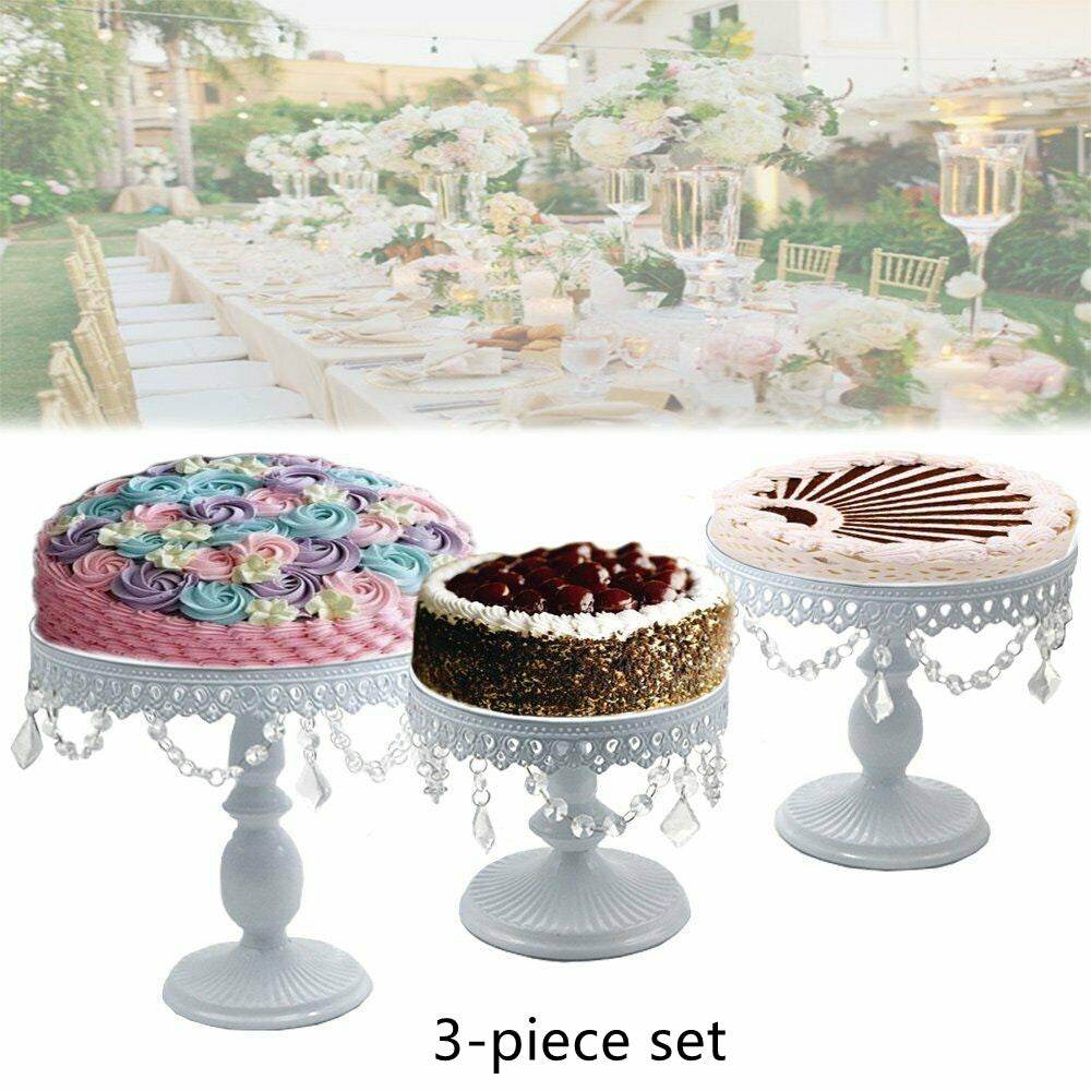Wrought Iron Cake Stand West Point Tray Wedding Decoration - Mubimart