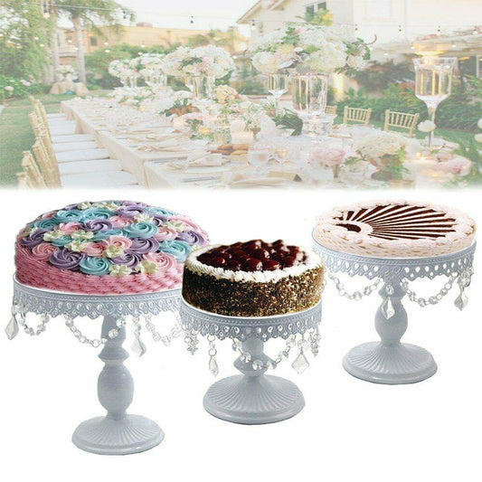 Wrought Iron Cake Stand West Point Tray Wedding Decoration - Mubimart