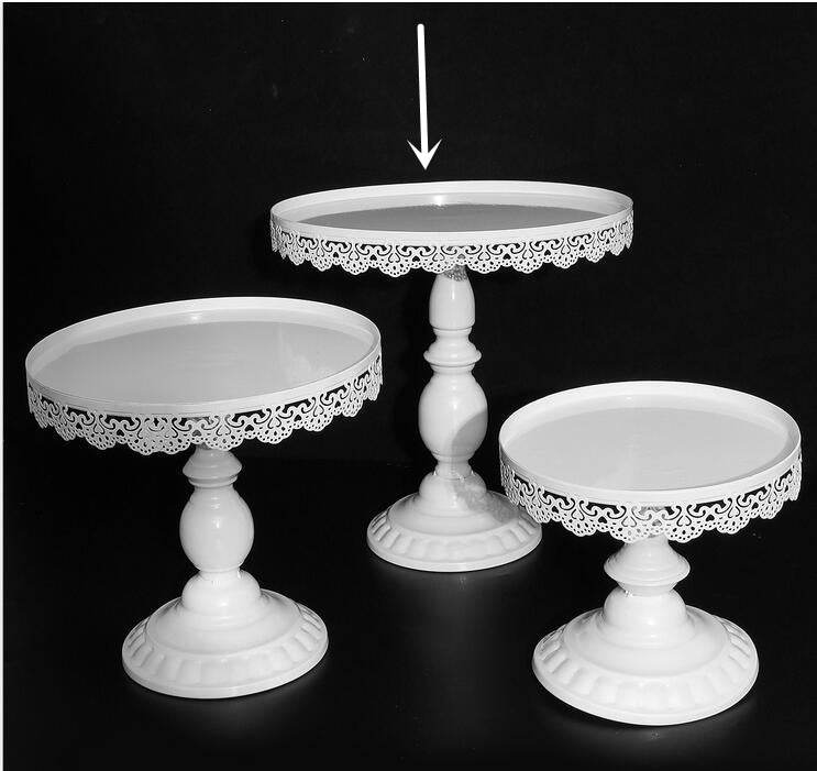 Wrought Iron Cake Stand West Point Tray Wedding Decoration - Mubimart