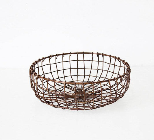 Wrought Iron Fruit Tray Basket - Mubimart