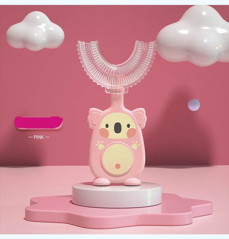 Zhuanzhuanxiong Manual Children's U-shaped Toothbrush Silicone Toothbrush Baby - Mubimart