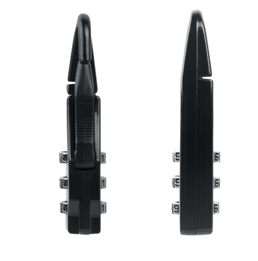 Zinc alloy saber silk screen cross code lock mini lock backpack padlock luggage padlock - Mubimart