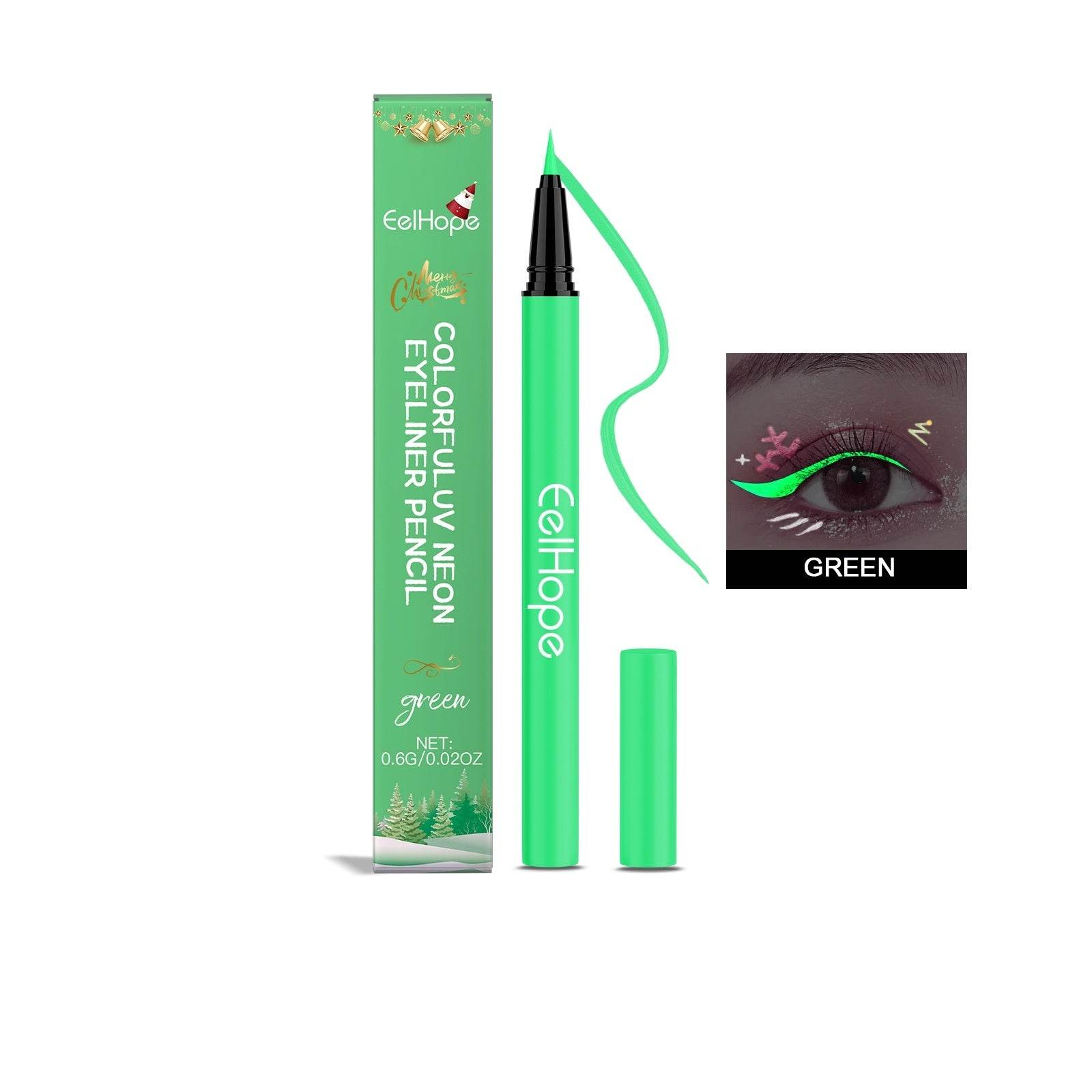 Christmas Neon UV Liquid Eyeliner - Mubimart