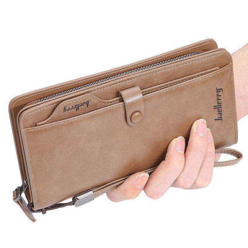 Men's Retro Multifunction Phone Bag Wallet - Mubimart