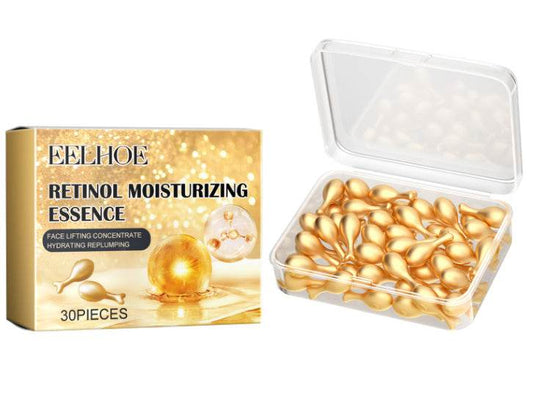 Retinol Facial Moisturizing Serum Capsules - Mubimart