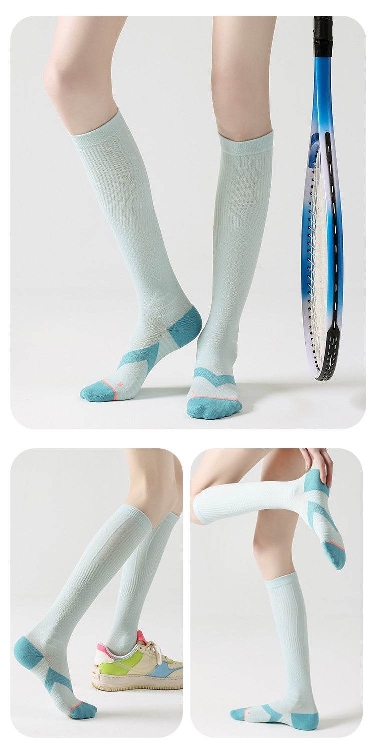 Pressure Calf Breathable Towel Bottom Skipping Rope Athletic Socks - Mubimart