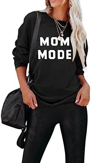Large Size Long Sleeve Sweater Sweatshirt Round Neck - Mubimart