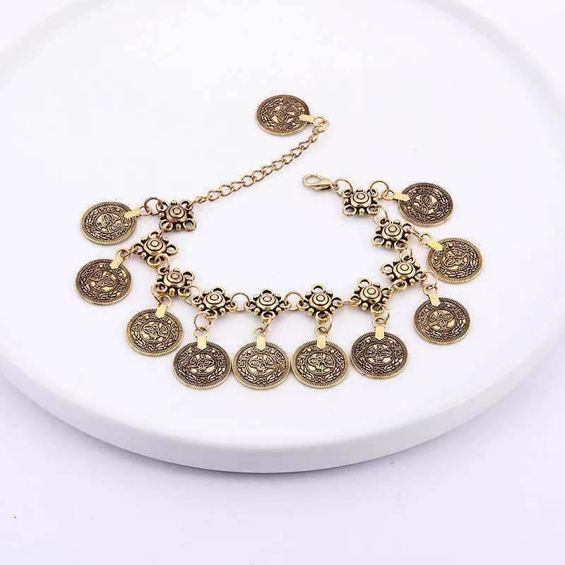 Turkey Coin Antalya Bracelet Beach Ankle - Mubimart