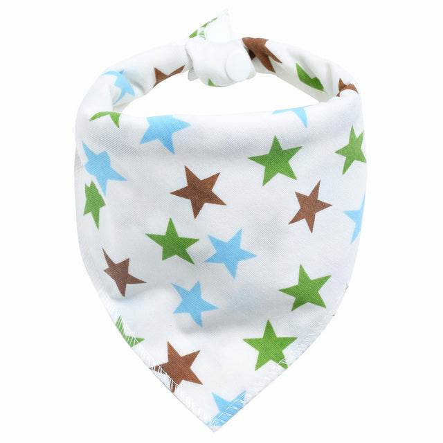 Baby Handkerchief Bib Newborn Feeding Saliva Bib - Mubimart