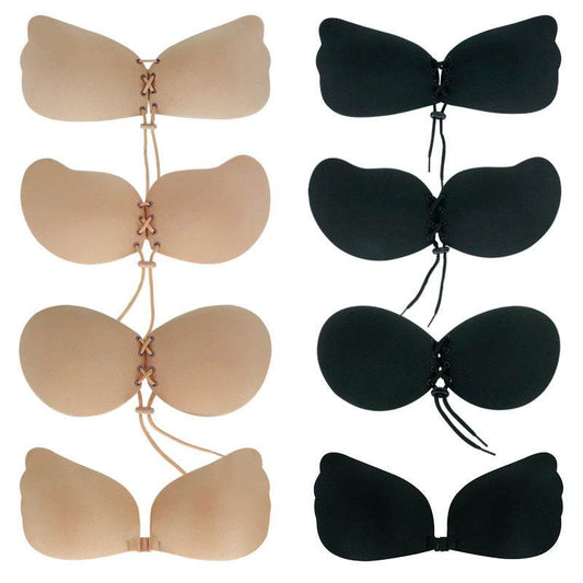Gather The Invisible Bra Strapless Mango Wings Silicone Nipple Sticker - Mubimart