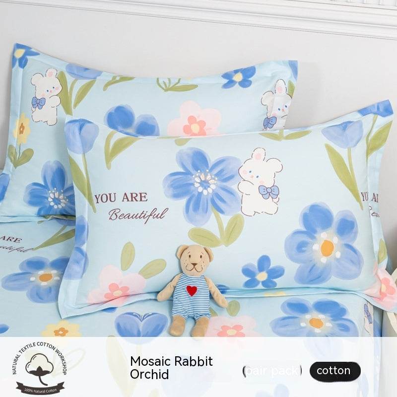 A Pair Of Cotton Pillowcases For Household Use - Mubimart
