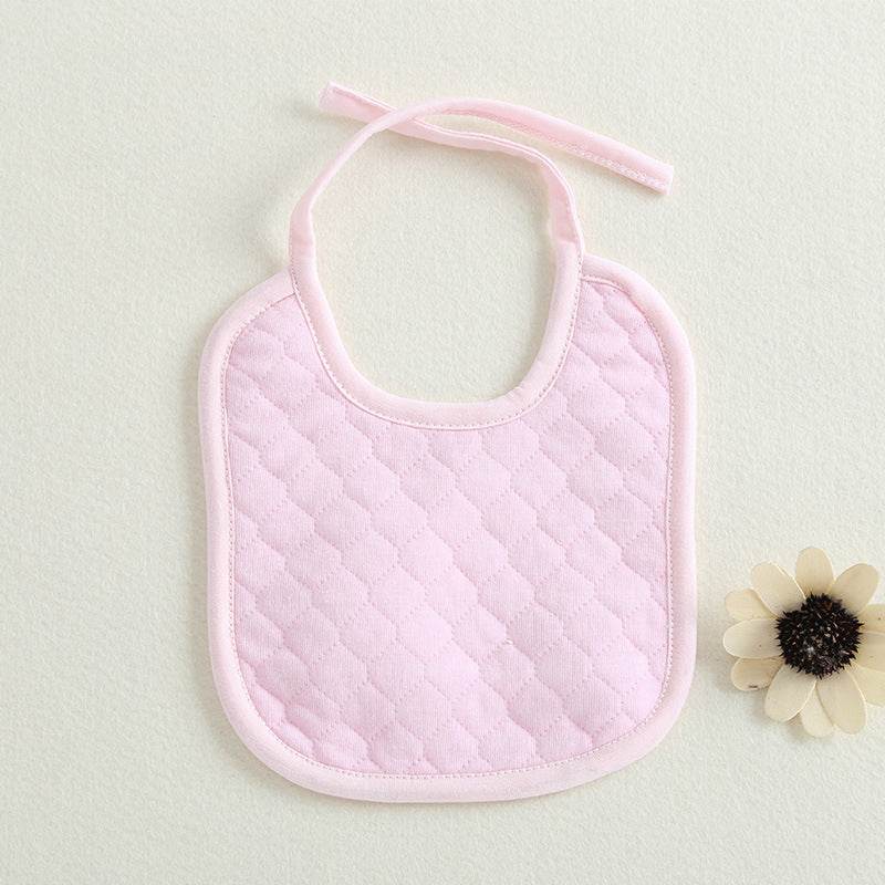 Baby Bib Bib Big Round Baby Cotton Waterproof - Mubimart