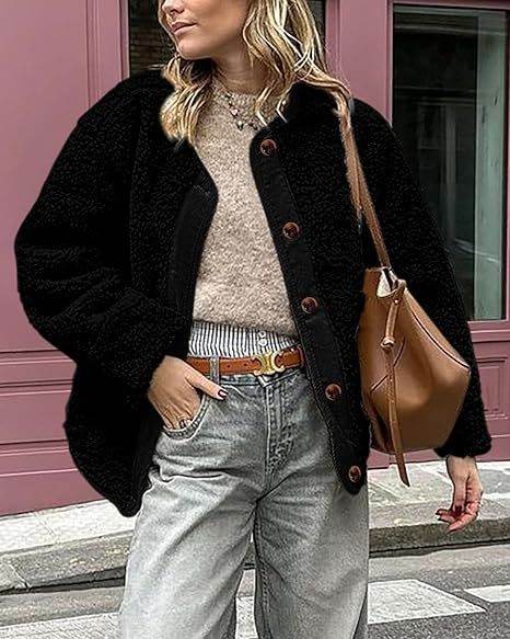 Women's Warm Winter Collarless Jacket - Mubimart