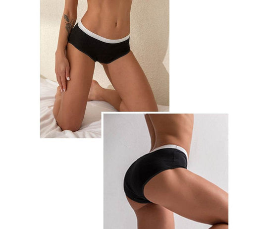 Large Size Ladies Cotton Physiological Underwear Front And Rear Leak-proof Four-layer Sanitary Napkin-free Aunt Panties - Mubimart