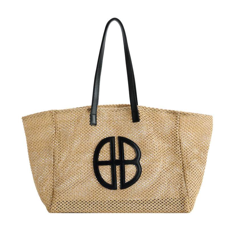 Summer Retro Large Capacity Tote Bag For Women - Mubimart