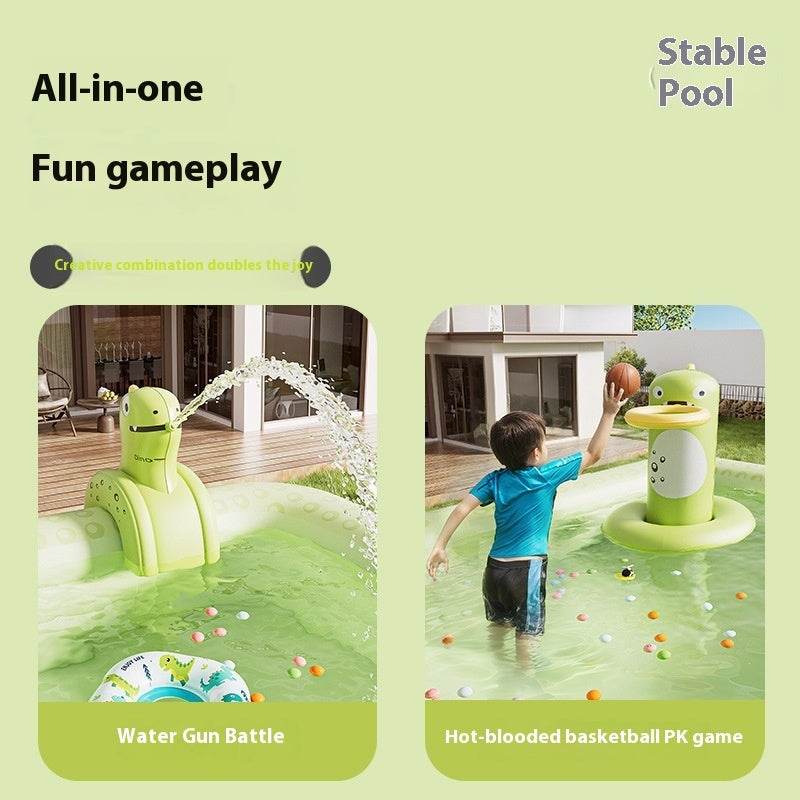 Household Outdoor Inflatable Pool Thickened Plastic Children's Inflatable Swimming Pool - Mubimart
