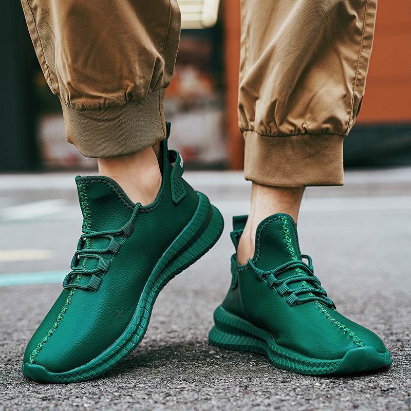 Sports Casual Leather Shoes Men - Mubimart