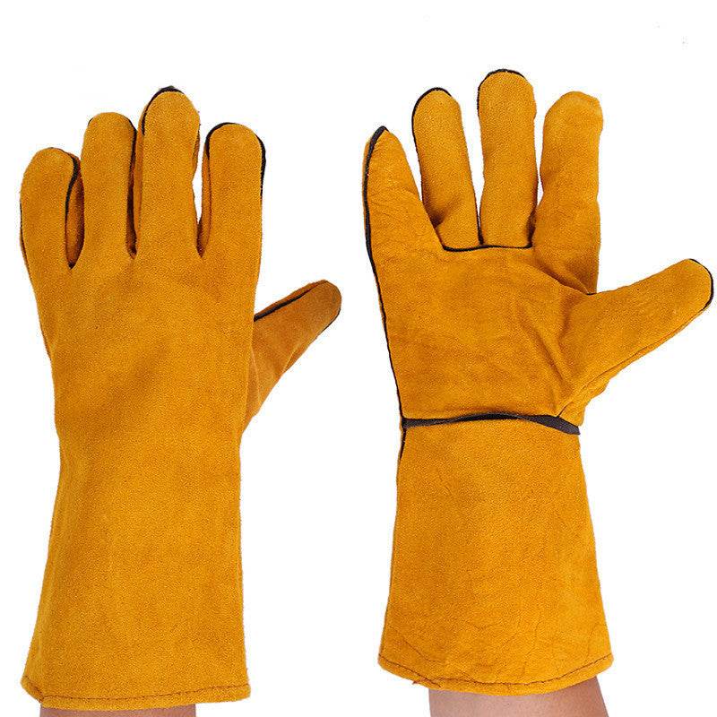 Welding Gloves Cowhide Gloves - Mubimart
