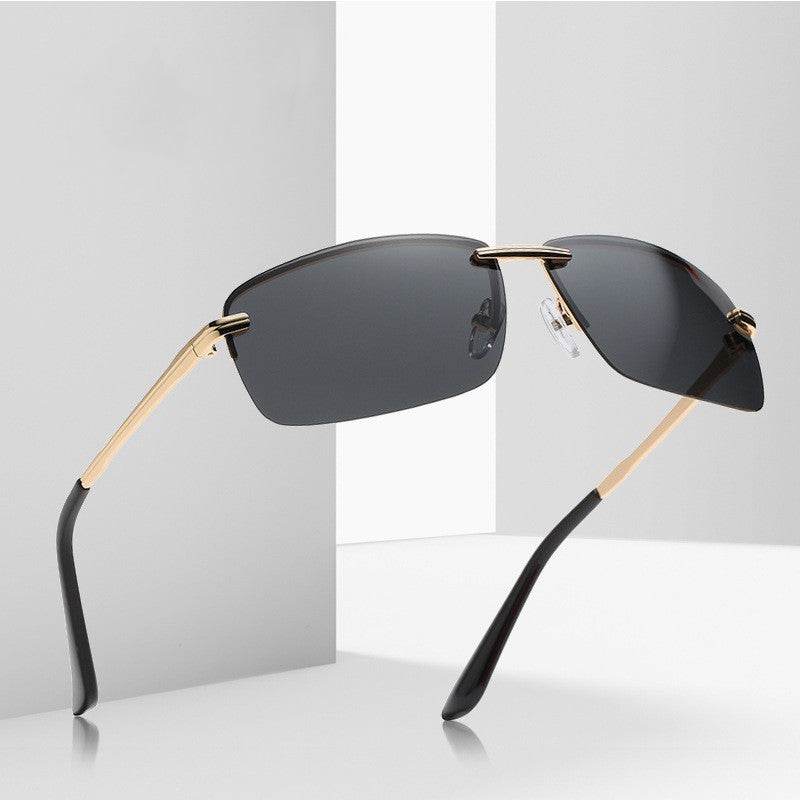 Polarized Sunglasses Frameless For Men - Mubimart