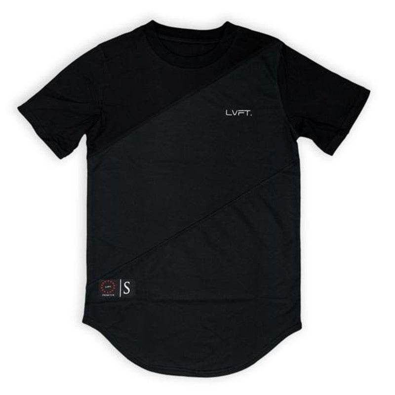 Men's Muscle Workout Round Neck Short Sleeve T-shirt - Mubimart