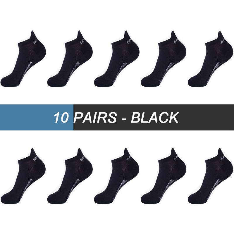 Men's Mesh Breathable Low-top Socks - Mubimart
