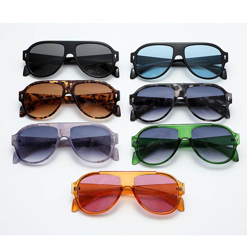 Retro Aviator Sunshade And Windshield Sunglasses - Mubimart