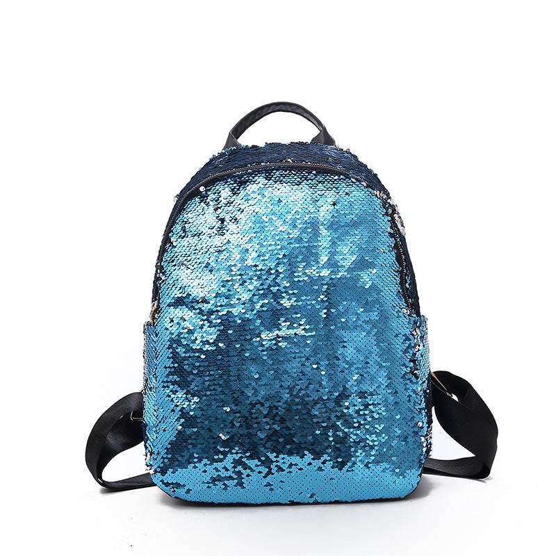 New Sequined Backpack Women Korean Version - Mubimart