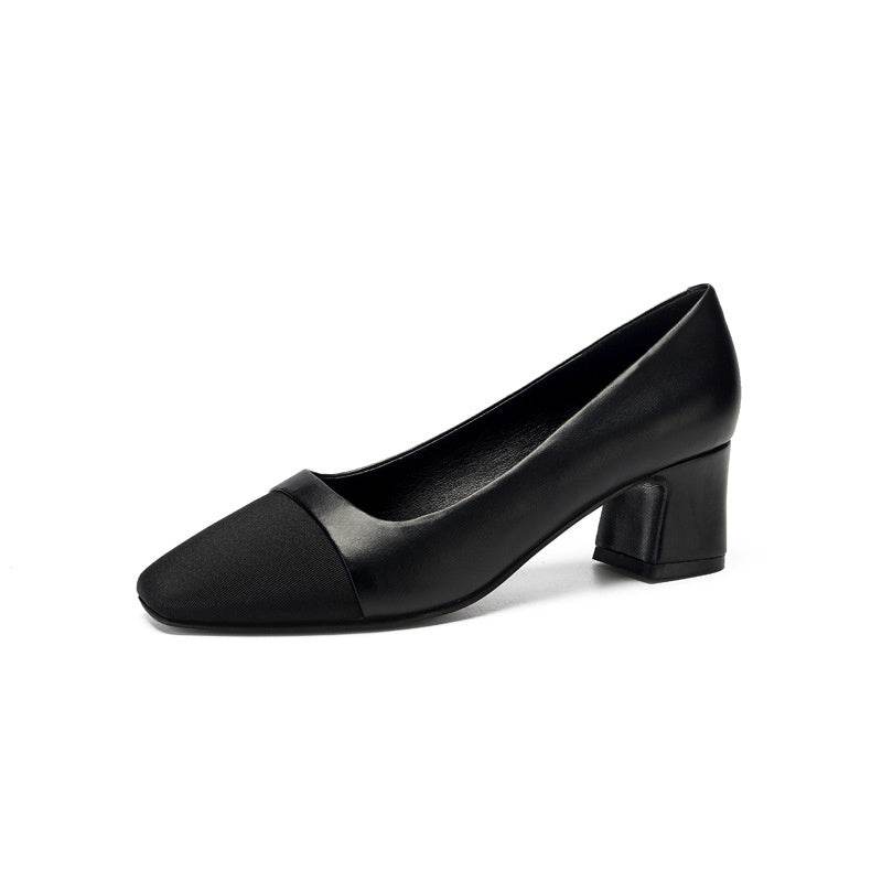 Professional Hotel Working Soft And Versatile Black Work Shoes - Mubimart