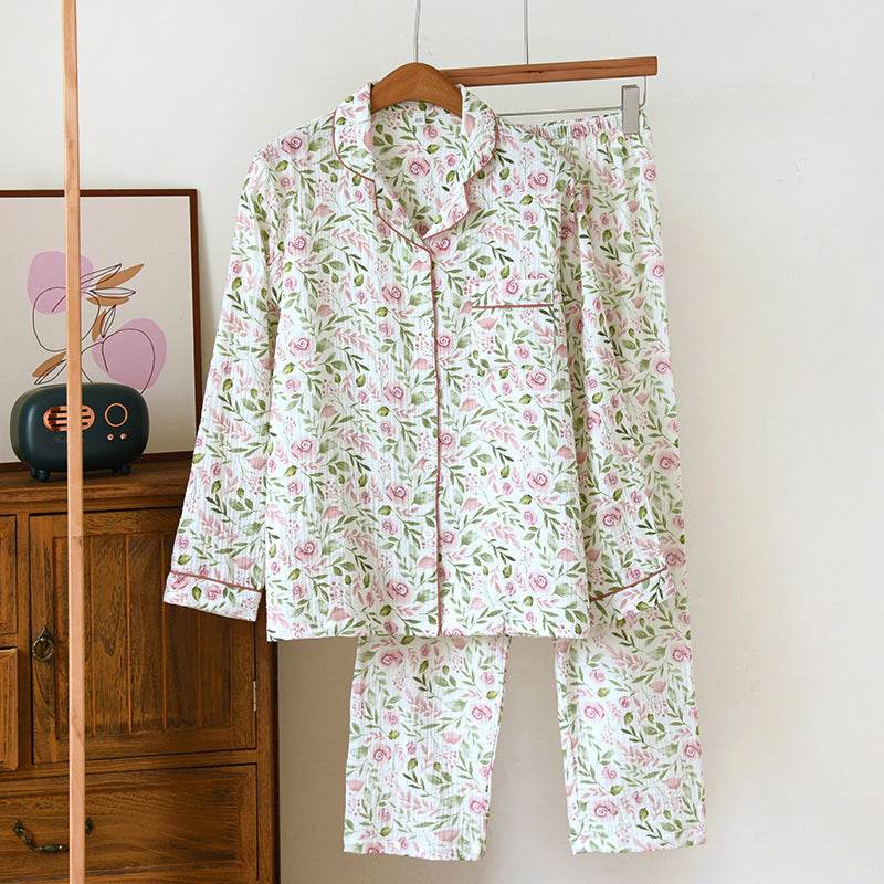Summer Loungewear Thin Cotton Plus Size Suit Women - Mubimart