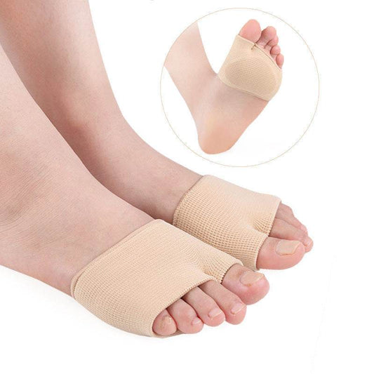 Forefoot Pad Toe Separator Protective Cover Hallux Valgus Separator Plus Silicone Super Soft Shock Absorption Massage Foot Protector - Mubimart