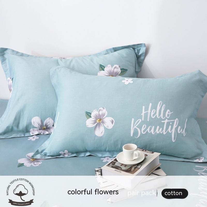 A Pair Of Cotton Pillowcases For Household Use - Mubimart