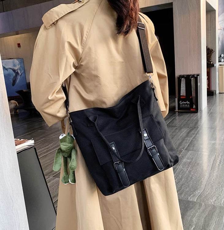 Fashion One Shoulder Canvas Bag For Women - Mubimart