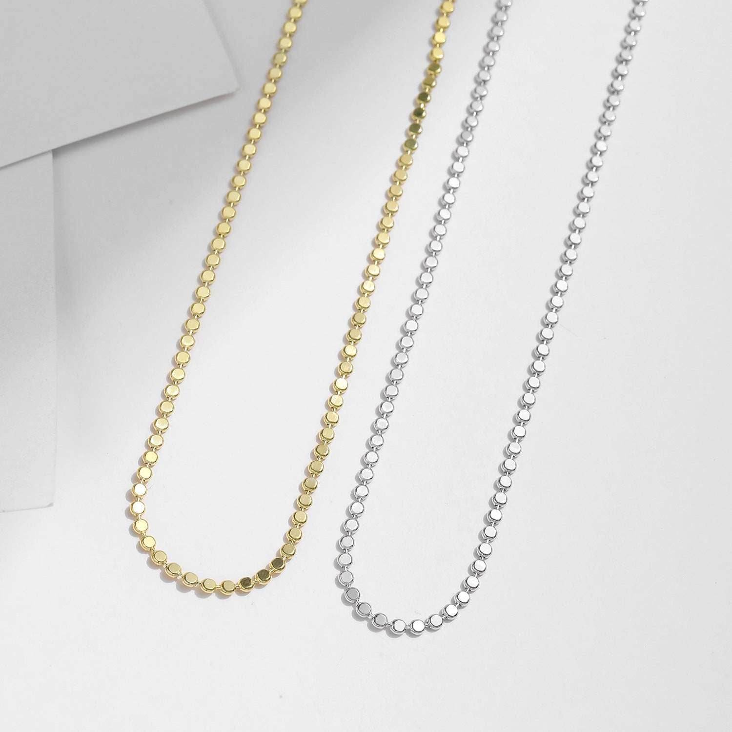 S925 Sterling Silver Minority Simple Choker Choker Women - Mubimart