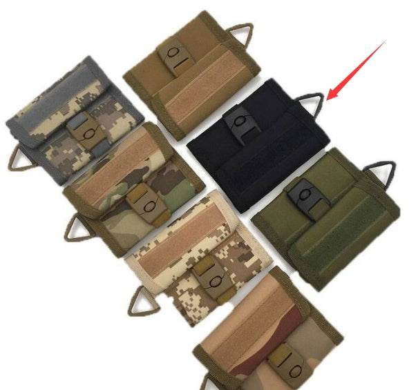 Velcro Shortcut Camouflage Wallet - Mubimart
