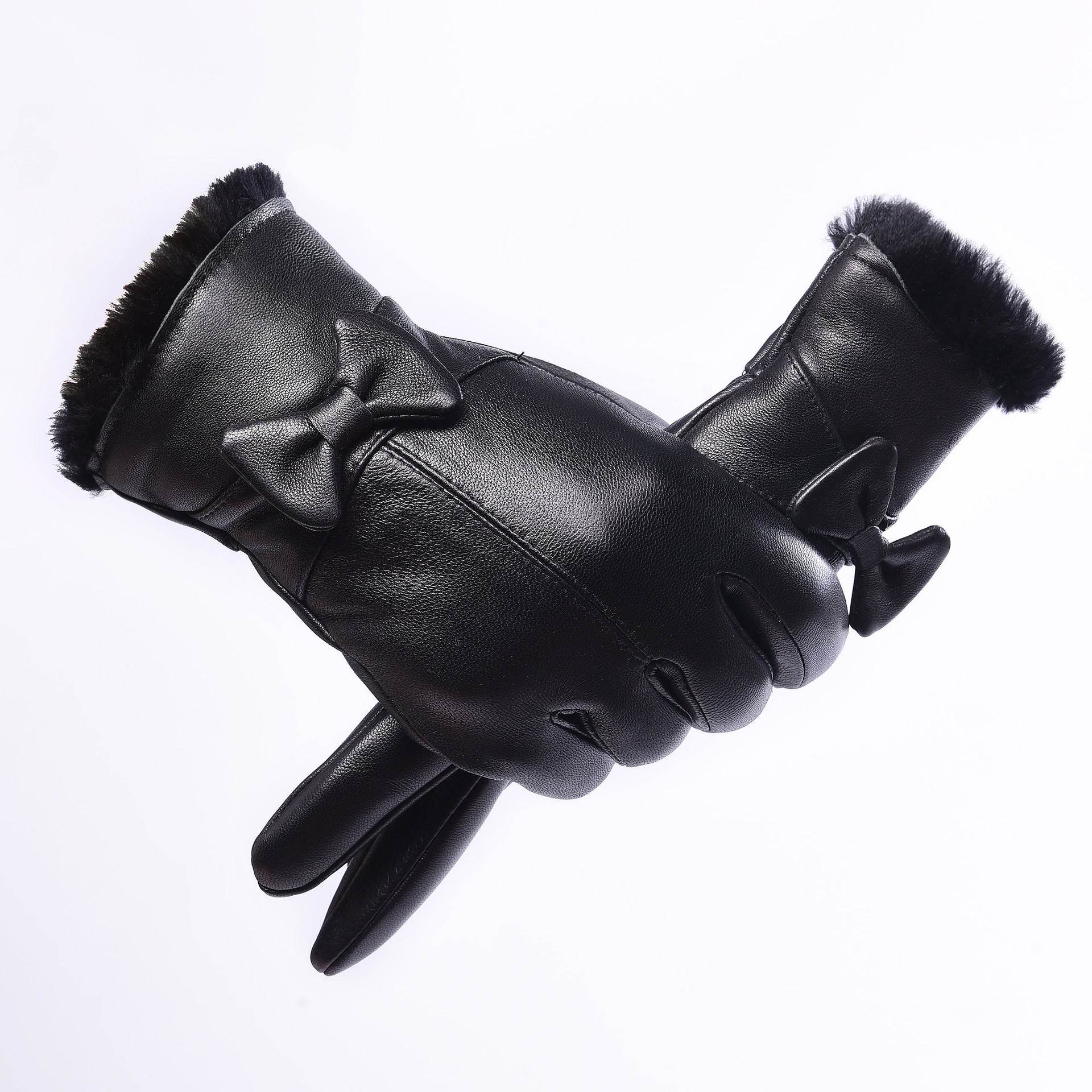 Warm Thick Sheepskin Gloves Men's Sheepskin Gloves - Mubimart